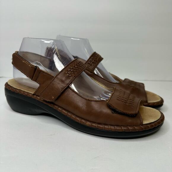 Romika Womens size 11 42 Adjustable Leather Comfort Sandals Open Toe Slingback - Picture 10 of 10